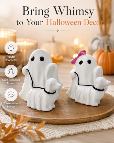 Halloween Ghost Walking Dog Figurines (Ghost Walking Dog)