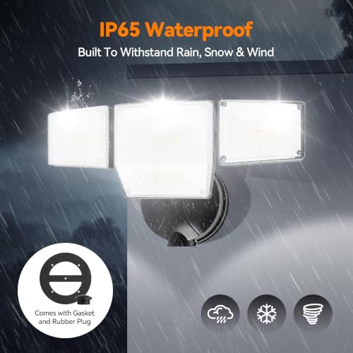 85W 10000LM Switch Controlled LED Security Lights