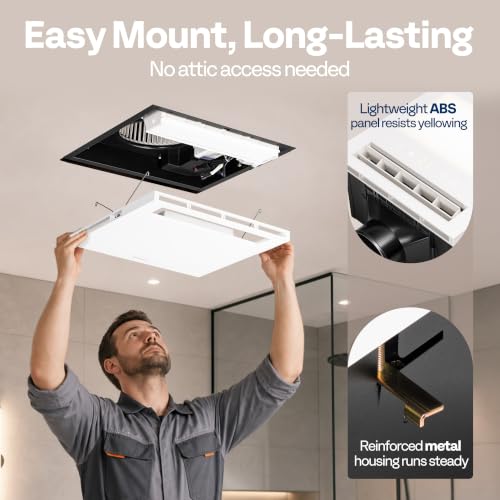 Bathroom Exhaust Fan with Light