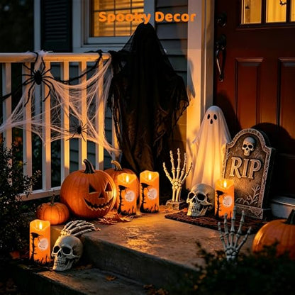 Fall Flameless Candles Set of 2