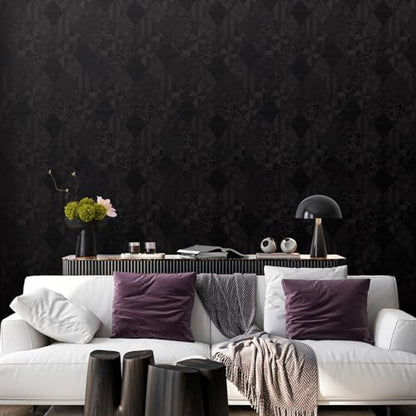 3D Embossed Peel and Stick Wallpaper Gothic