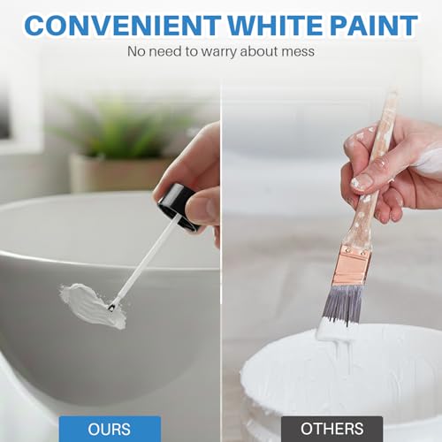 Tile Paint Tub and Tile Paint Refinishing Kit with Tools and Hardener