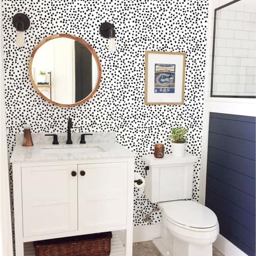 Peel and Stick Wallpaper Contact Paper Black and White Wall Paper