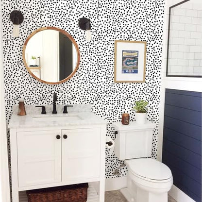 Peel and Stick Wallpaper Contact Paper Black and White Wall Paper