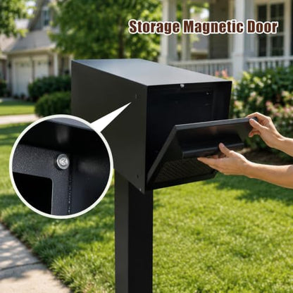 Large Mailboxes for Outside Post Mount Mailbox