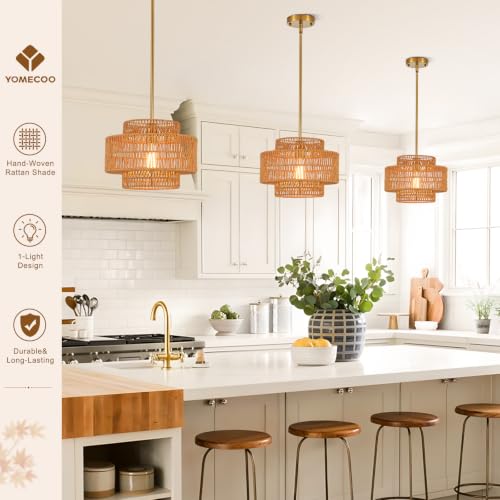 Hand Woven Rattan Chandelier