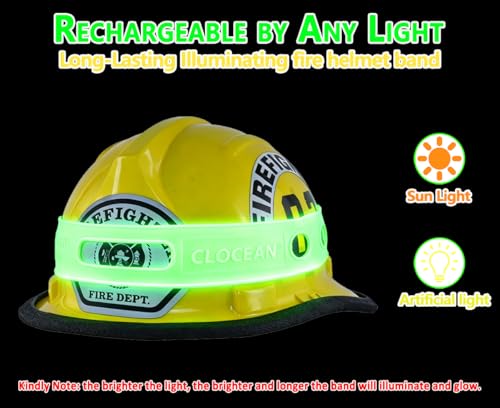 2 Pack Illuminating Firefighter Helmet Band 3rd Generation