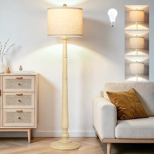 61'' Vintage Floor Lamp for Living Room