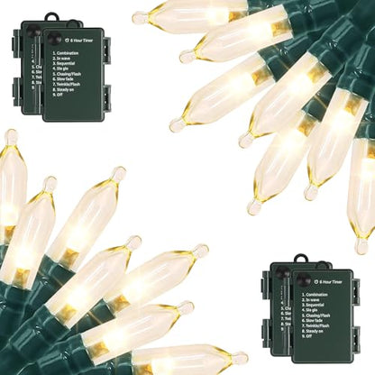 Warm White Battery String Lights (Warm White / 4 Pack)