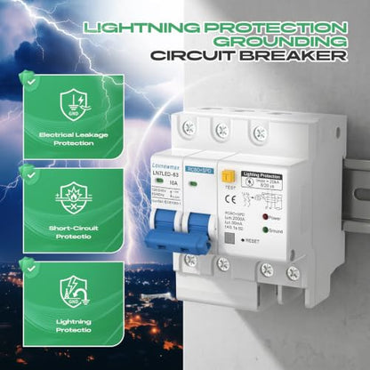 Ground Fault and Surge Protection Circuit Breaker