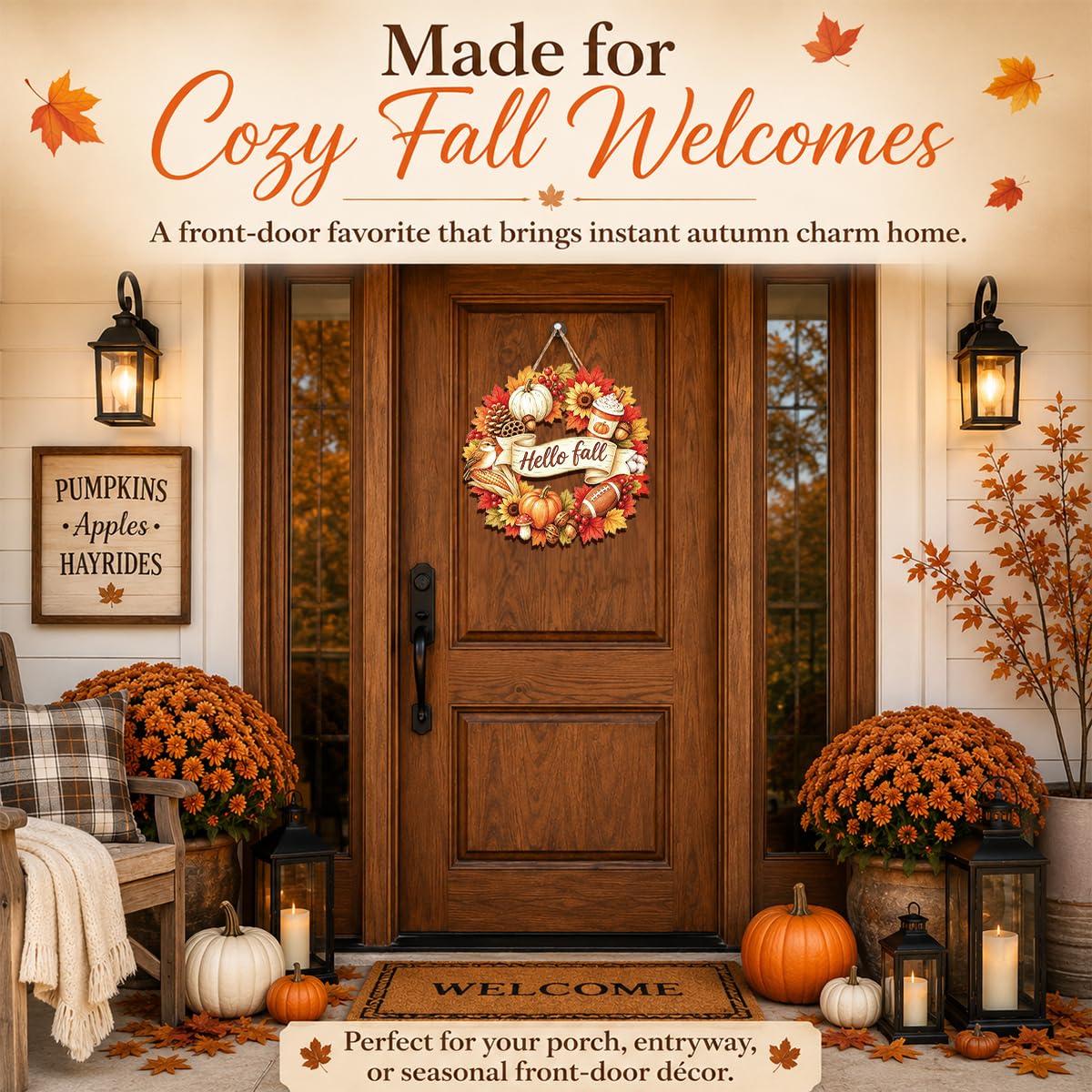 Small Fall Wreath (Fall12)