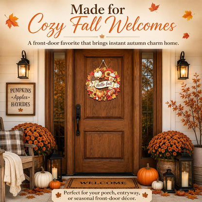 Small Fall Wreath (Fall12)