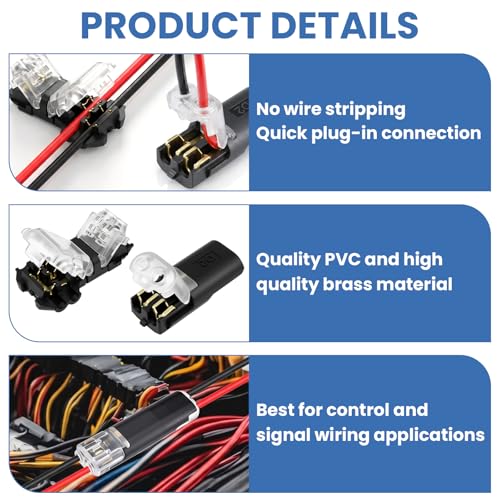 80Pcs Wire Tap Connectors Kit