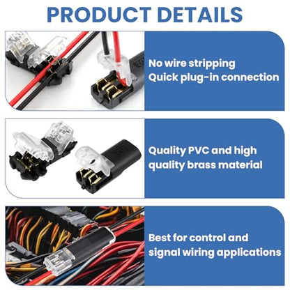 80Pcs Wire Tap Connectors Kit