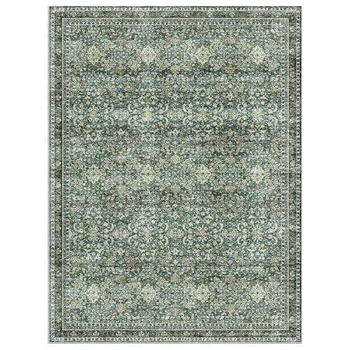 9x12 Area Rugs (Dark Green / 9' x 12' (Rectangular))