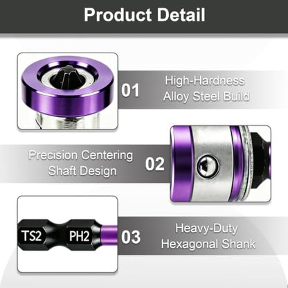 PH2 Magnetic Positioning Screwdriver Bits