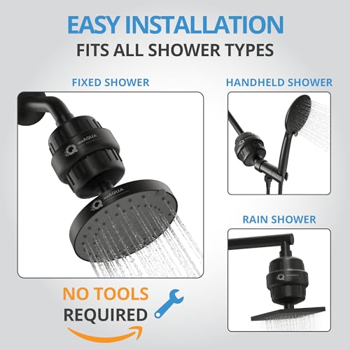 Shower Filter Extra Cartridge for Hard Water Chlorine Heavy Metals