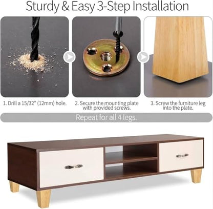 Solid Wood Furniture Legs