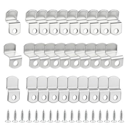 Offset Canvas Clips with Screws