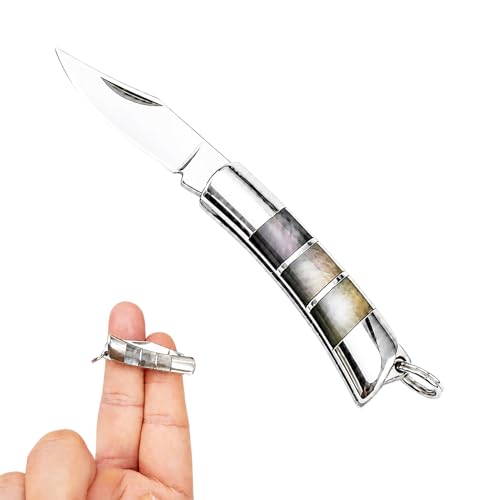 Miniature Gadgets Abalone Pocket Knife