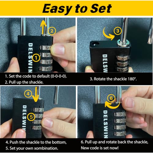 Aluminum Combination Padlock