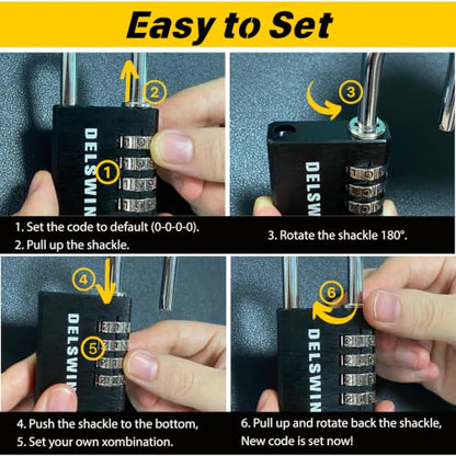 Aluminum Combination Padlock