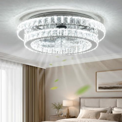 20" Ceiling Fan with Lights and Remote