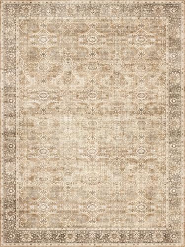 2x3 Entryway Rug Grey Washable Vintage Rugs for Entryway Kitchen Low Pile Non