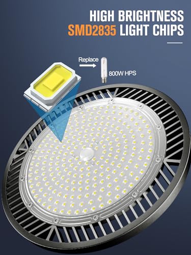 Industrial Grade 250W 40000LM High Bay LED Shop Lights for Shop DIY Garage