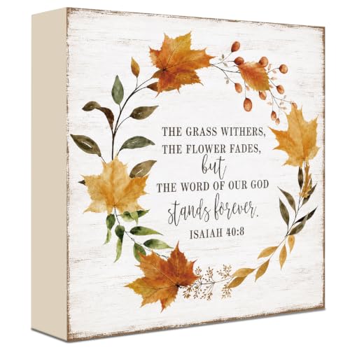 Fall Decorations for Home Wood Sign Fall Decor Shelf Decor