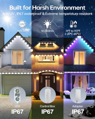 Permanent Outdoor Lights CrestPillar