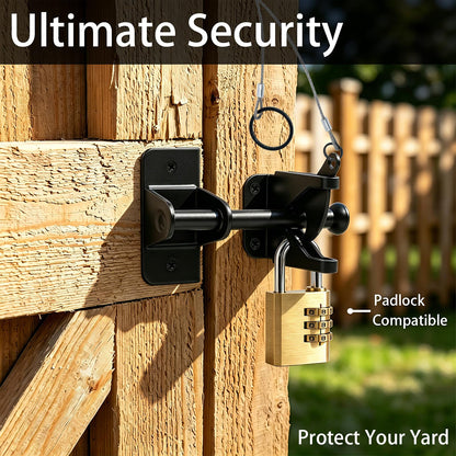 Self Locking Gate Latch (Latch+pull cord)