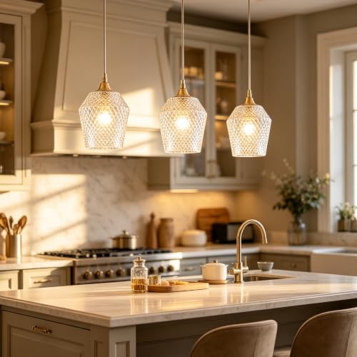 2Pcs Small Glass Lamp Shades (Clear)