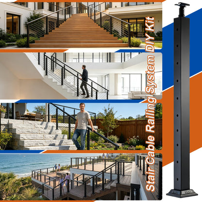 36 inch Cable Railing Post (36 Inch)