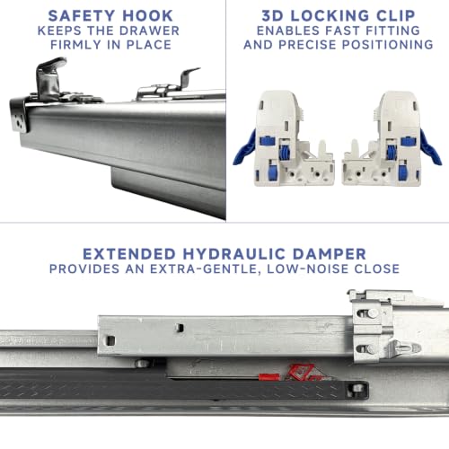 Soft Close undermount Drawer Slides
