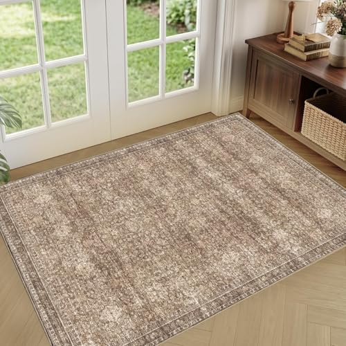 2x3 Area Rugs (Dark Brown / 2' x 3' (Rectangular))