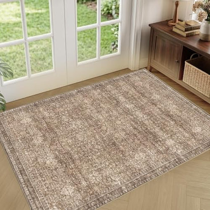 2x3 Area Rugs (Dark Brown / 2' x 3' (Rectangular))