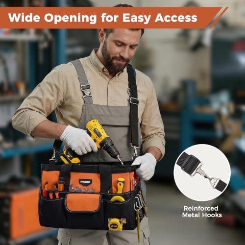 16 Inch Heavy Duty Tool Bag (Orange / 16 Inch)