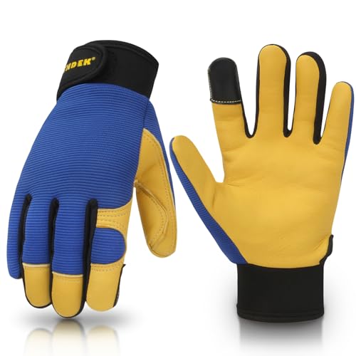Kids Genuine Leather Work Gloves