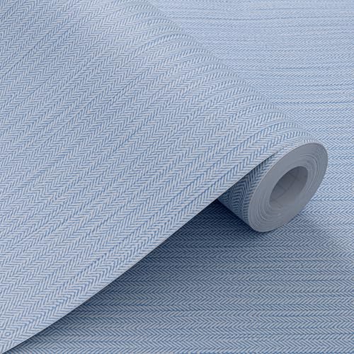 Herringbone Faux Grasscloth Self