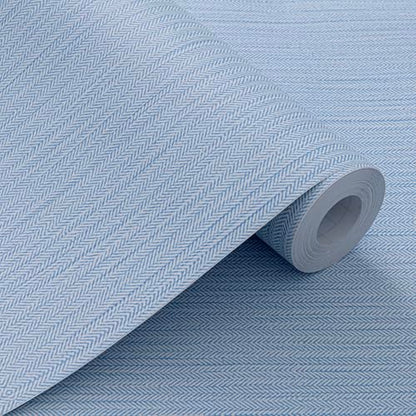Herringbone Faux Grasscloth Self