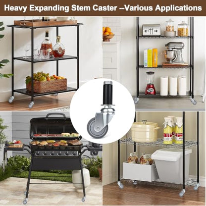 Expanding Stem Casters No Brake
