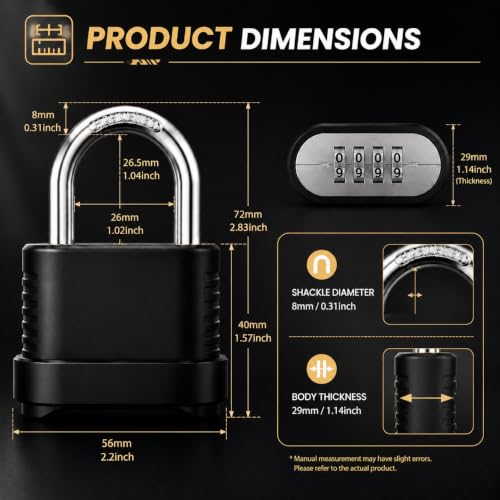 4 Digit Combination Lock