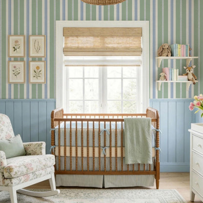 Striped Wallpaper (Blue / 17.3"x118")