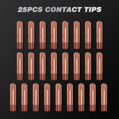 Aluminum MIG Welding Contact Tips 25pcs Welding Tips