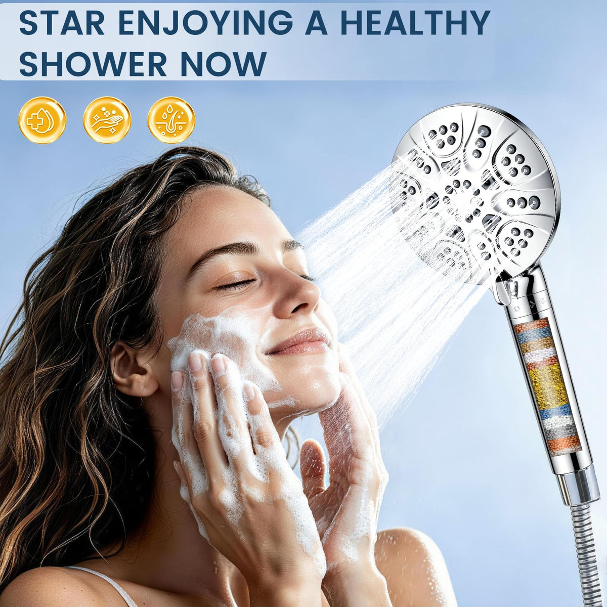 Shower Filter Replacement Compatible with MakeFit & HOPOPRO