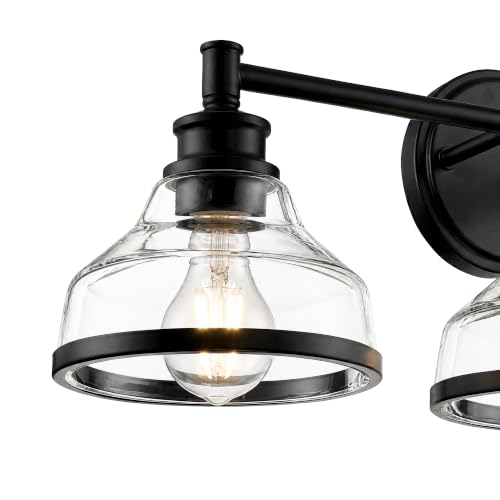 3 Light Matte Black Vanity Light KDVL20