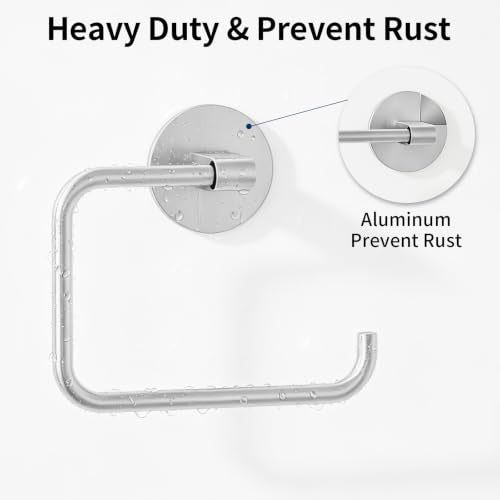 Adhesive Hand Towel Holder Brushed Nickel (Brushed Nickel)