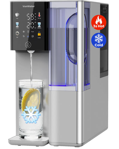 C5 Countertop Reverse Osmosis Water Filter (Silver Gray)