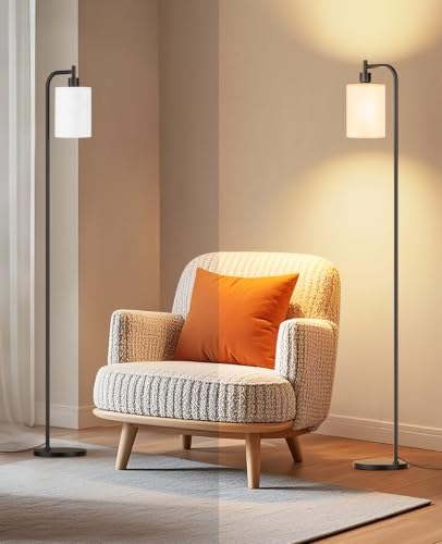 Floor Lamp with Linen Shade